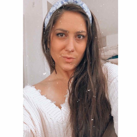 Boho Vintage Frayed Hem Off-shoulder Sweater - Picture 5 of 10